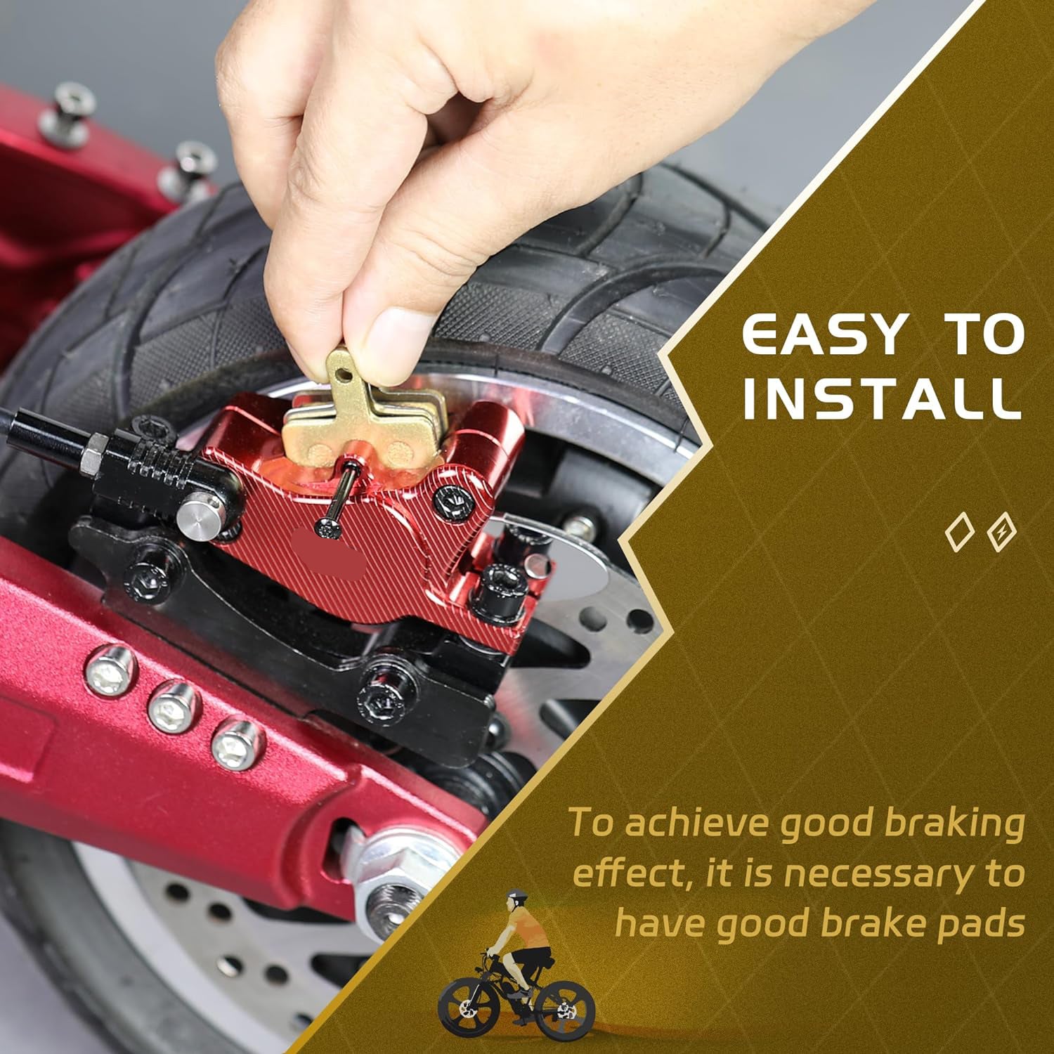 E·BYCCO E9/26"EB7Pro/G7/V7 HYDRAULIC DISC BRAKE PADS
